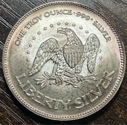 1oz .999 A-Mark SILVER Round