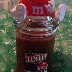 3 - Red M & M Candles 90 Oz. (Rare Find)