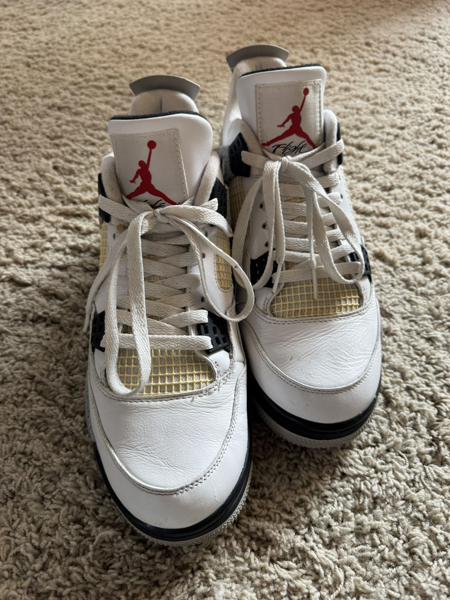 2016 Jordan 4 White Cement