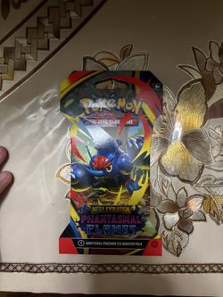 Phantasmal Flames Sleeved Booster Pokemon 