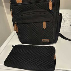 Black Diaper Bag 