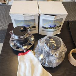 FWD Rear Wheel Bearing Hubs for Chrysler 200 Dodge Caliber Avenger Jeep Patriot Compass Sebring [w/ABS], 2 Wheel Bearing and Hubs Assembly Replacemen
