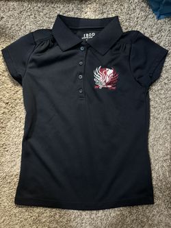 School uniform with logo