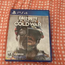 PS4 Game Call of Duty Black Ops  Cold War $$20