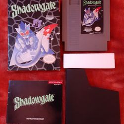 Nintendo NES Games- Shadowgate (Complete In Box)