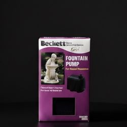 Beckett Fountain Pump