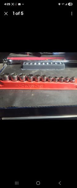 SNAP ON 211 FSY 11-Piece 3/8" Drive Shalllow Socket Set 1/4"- 7/8"