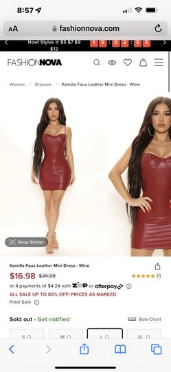 Size L Dress 