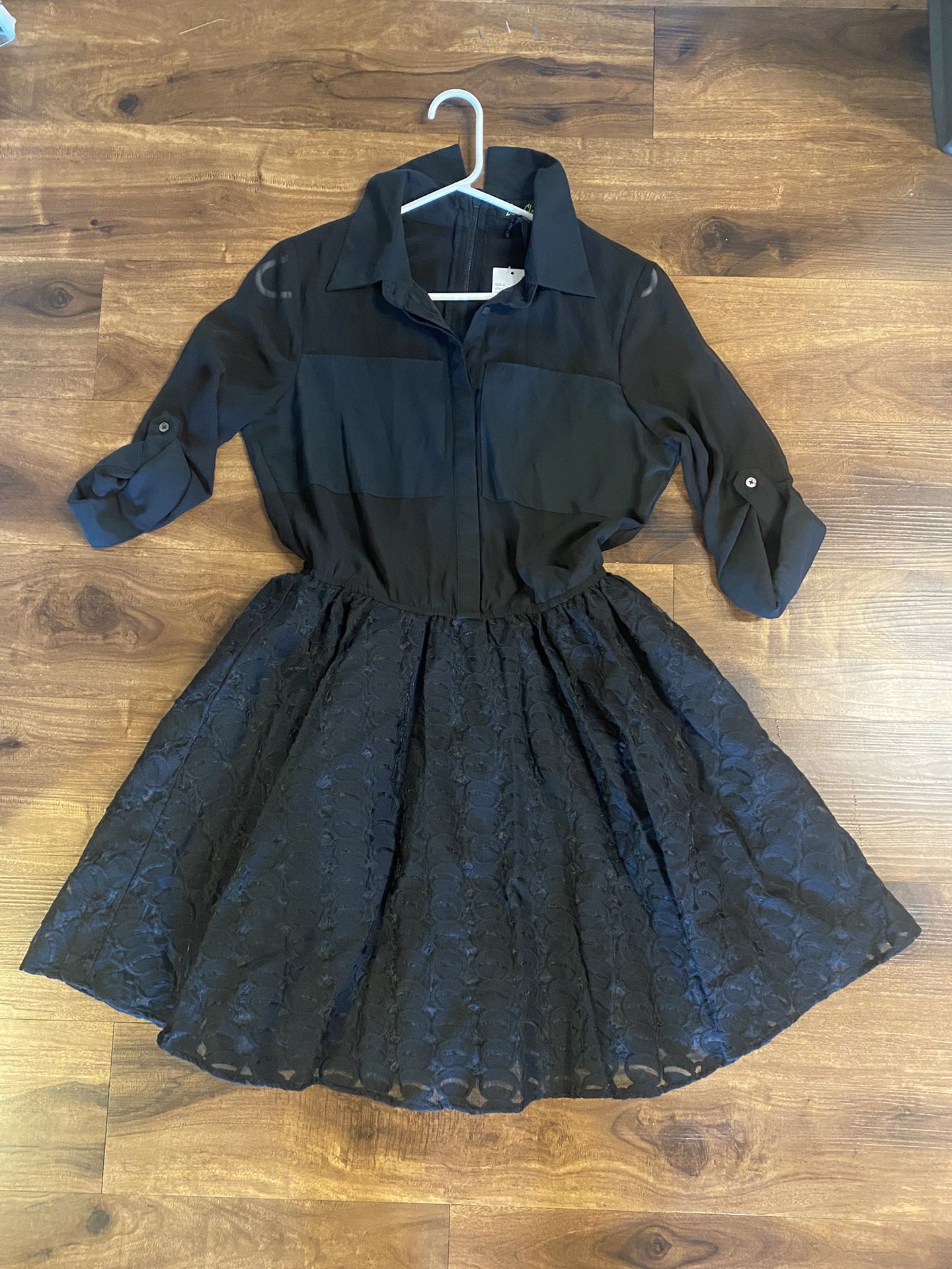 Brand new womans Sam Edelman brand black long sleeve dress up for sale
