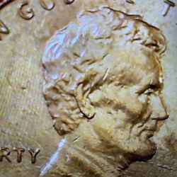 2010 Gold Plate Penny No Mint Mark 