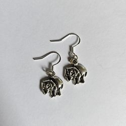 ARTESAN LUCKY ELEPHANT  HYPERALLERGENIC SILVER EARRINGS