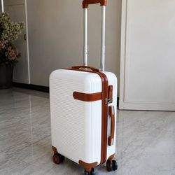 Carry on 20” luggage white