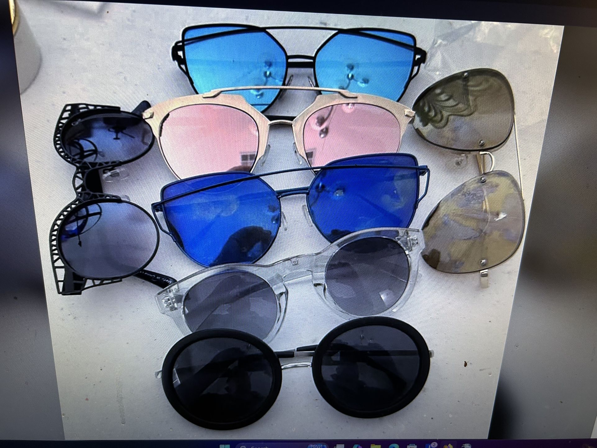 Great Lot Of Miscellaneous, Sunglasses, Good Shape, Possibly Blue Blocks