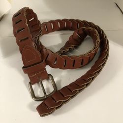 Leather Unique Links Belt Made In Argentina Size M/ L