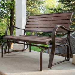 Lifetime Weather-Resistant Glider Bench $199.99