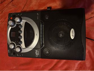 This is a GPX C1475 CD+G Karaoke Party Machine.