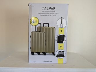 CALPAK Evry 8-Piece Luggage Set Green