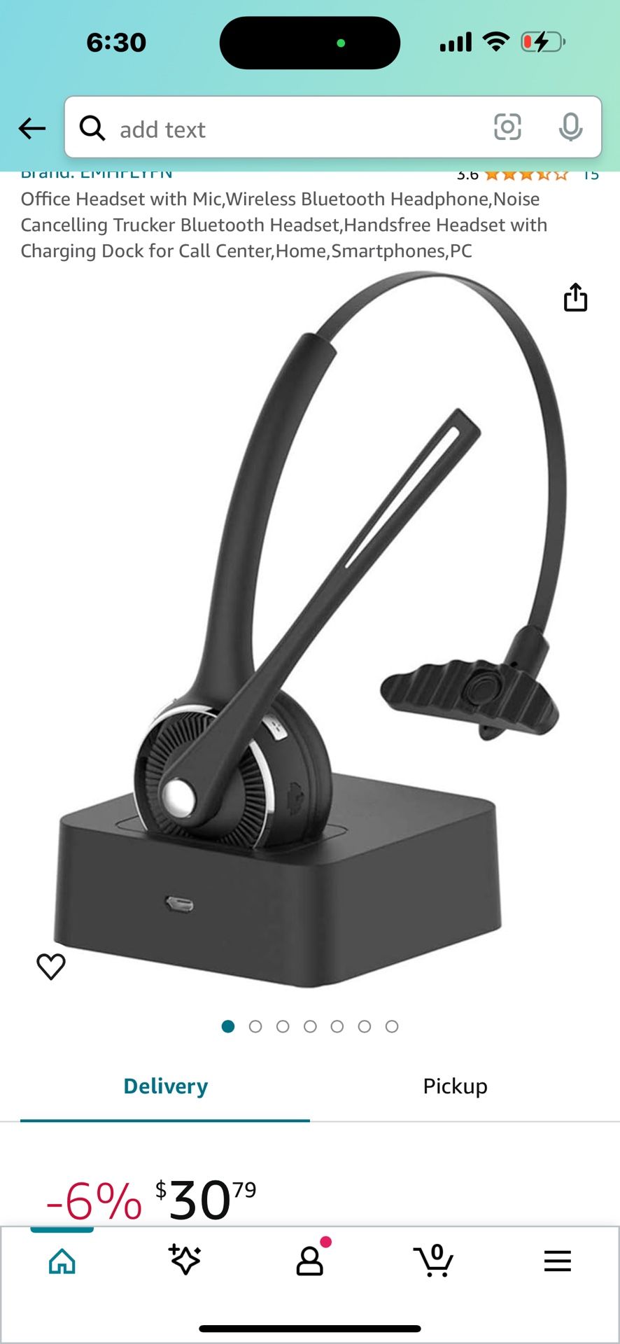 Bluetooth Headphone Set With Mic