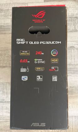 ROG Swift 32” 4K OLED 240HZ