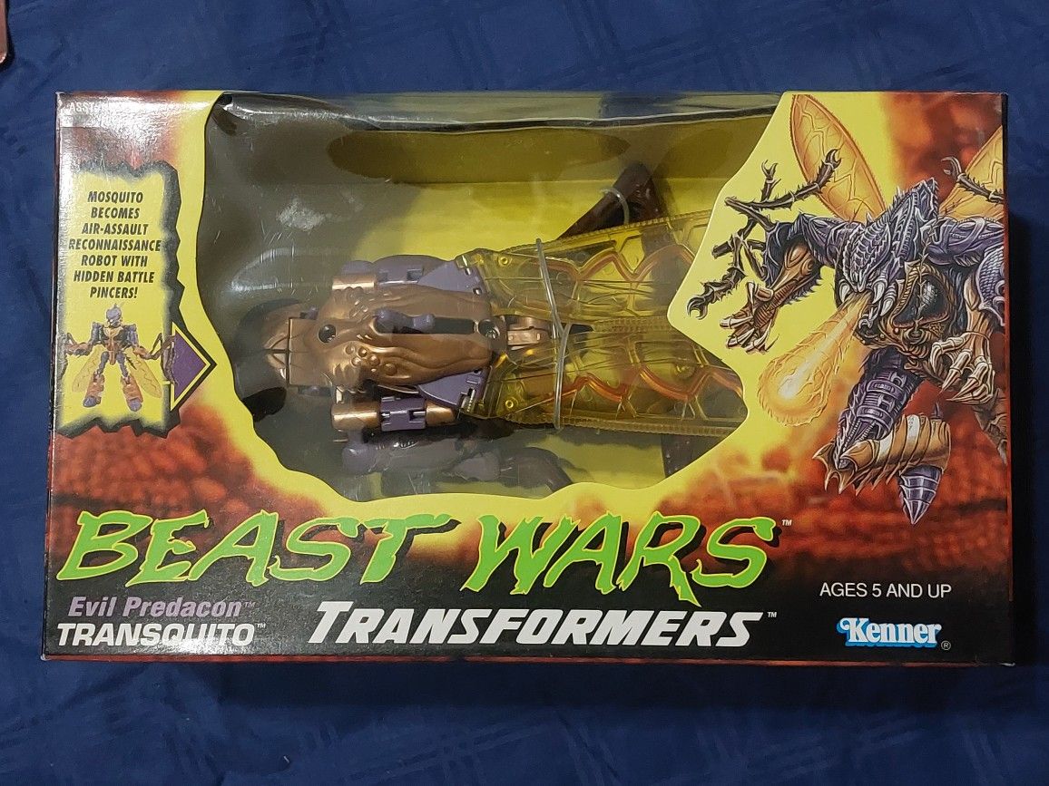Vintage Beast Wars Predacon Transquito MISB