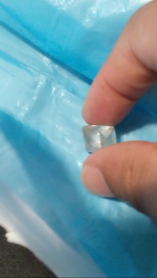 20+ Carat Rare Natural Mossianite Stone.