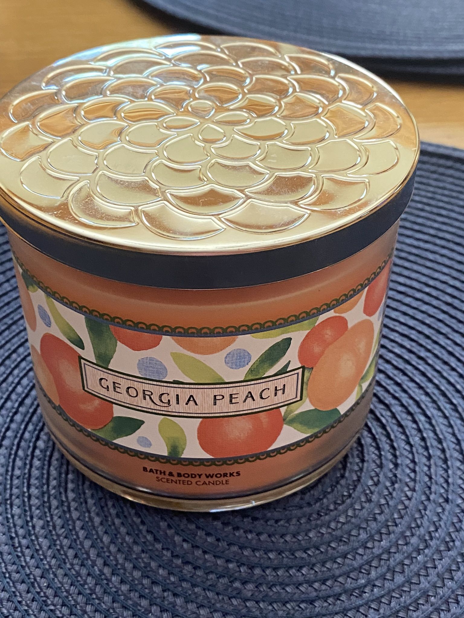 Scented Candle By Bath & Body Works .. Georgia Peach