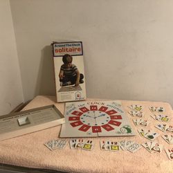 Vintage 1970 Edu-Cards Around The Clock Solitaire Game Complete 