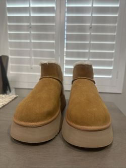 Women KoolaBurra By UGG Mini Platform Fur Size 8
