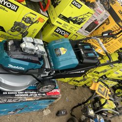 Makita 21 in. 18V X2 (36V) LXT Lithium-Ion Cordless Walk Behind Self Propelled Lawn Mower Kit with 4 Batteries (5.0 Ah)