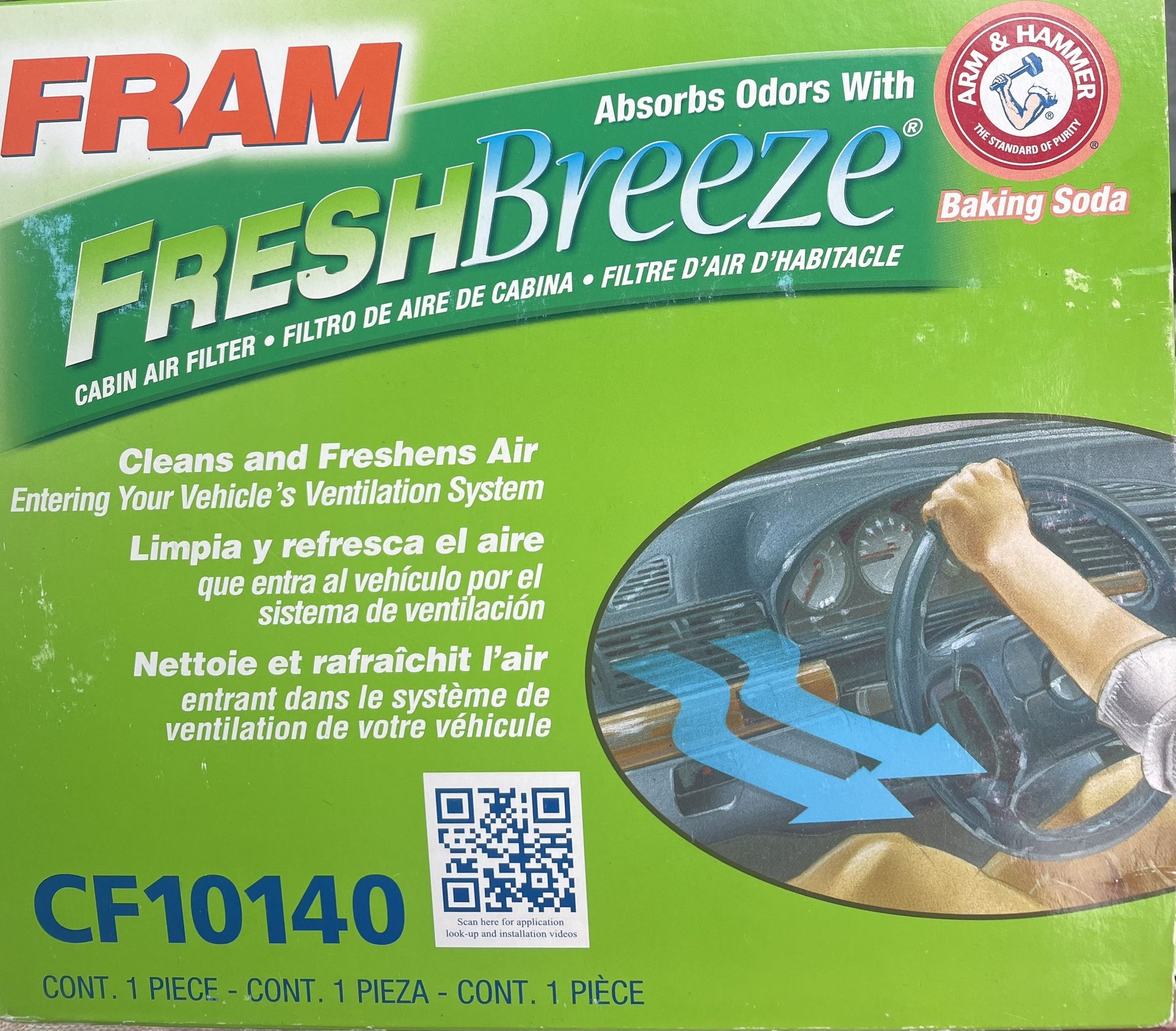 Fresh Breeze Cabin Air Filter Replacement - Infiniti, Nissan Altima, Maxima