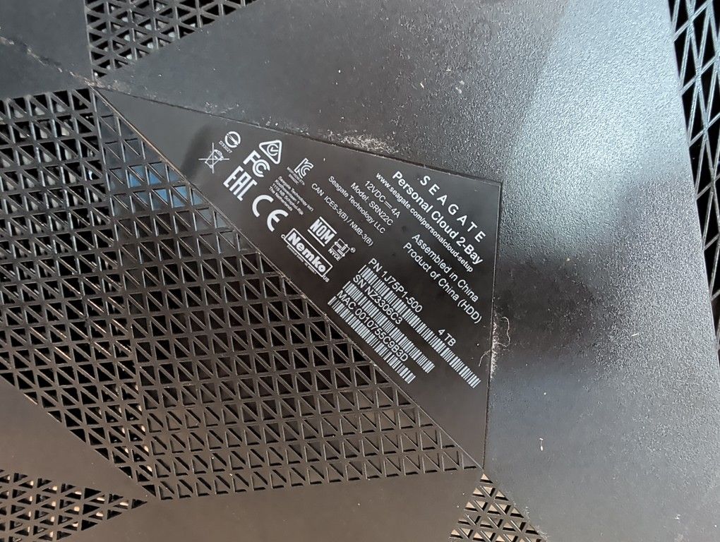 Seagate Personal Cloud 2-Bay (STCS(contact info removed))