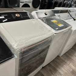 Samsung washer and dryer set gas dryer new with warranty