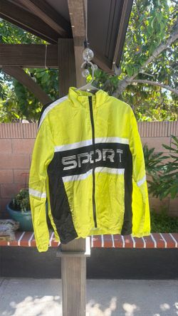Forever 21 Acid Yellow track jacket