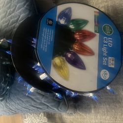 Led Xmas Lights 180 Each Rail Blue