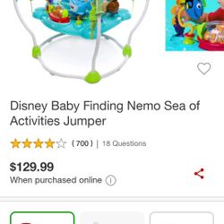 Finding Nemo Bouncer/Jumper And Playmat Combo