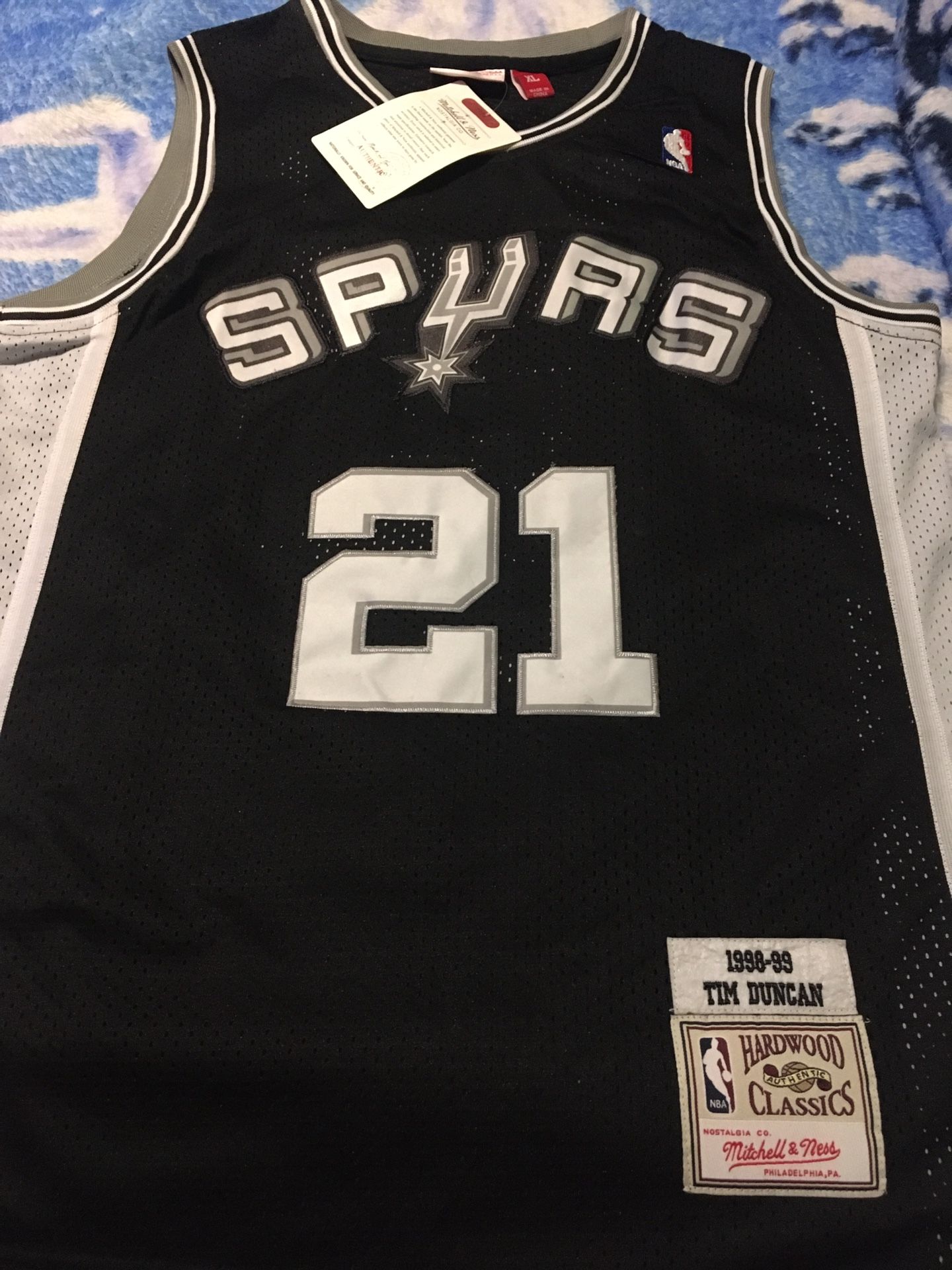 Tim Duncan San Antonio Spurs Jersey Brand New With Tags - Main Image