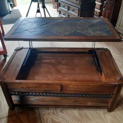 Marble Lift Top Coffee Table 