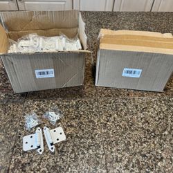 Brand New White Self Closing Cabinet Hinges