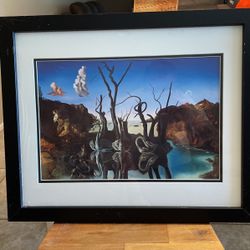 Salvador Dali- Swans Reflecting Elephants