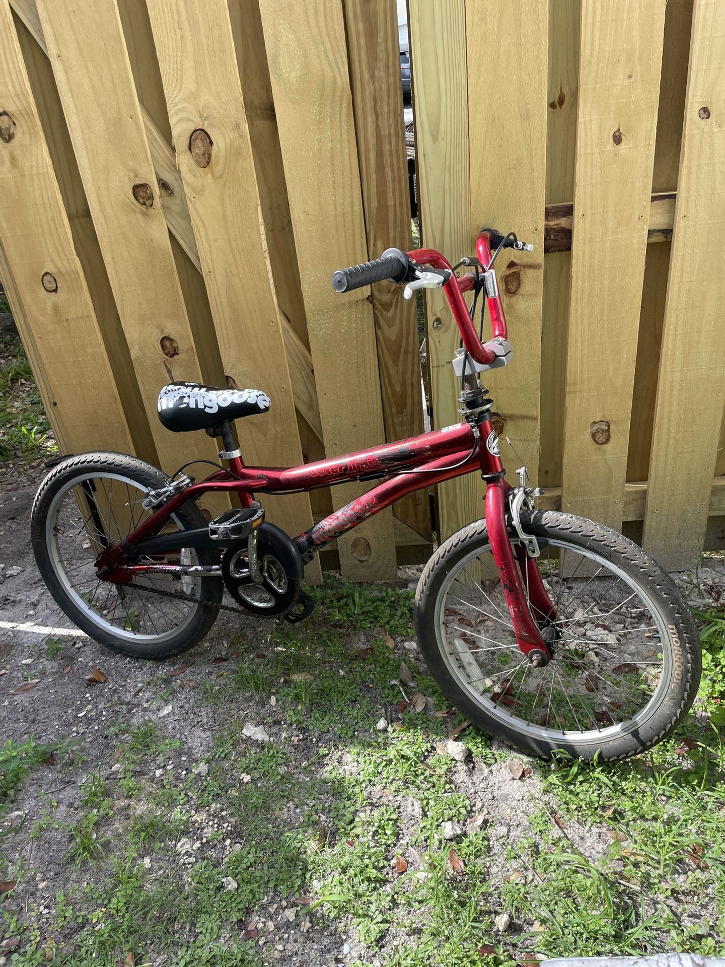 20 Inches Mongoose Outer Limit Freestyle Youth Bike Boys Kids Red