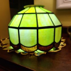 Vintage Tiffany Similar In Style Ceiling Fan Light Shade