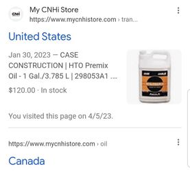  Case HTO Premix Oil / Hydraulic Fluid