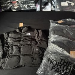 North face puffers