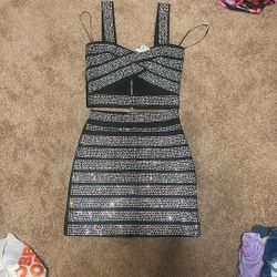 Ramona Rhinestone Skirt Set