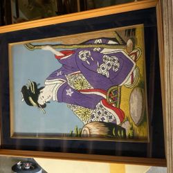 Japanese Embroidery Painting