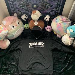 M Black Thrasher Hoodie