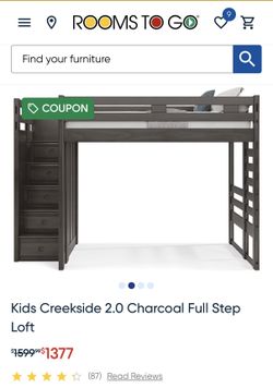 Kids/Teen Full Loft Bed