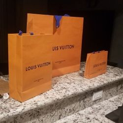 Set of 3 Louis Vuitton Gift Bags