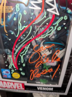 Venom Autograph and Sketch Funko Pop