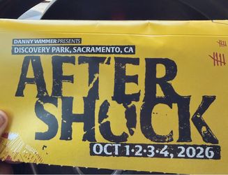Aftershock tickets